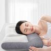 Zoned Sleep-Assisting Pillow, Cervical Reverse Traction Pillow, Soy Fiber Neck Support Pillow Core, Knitted Household Pillow for Student Dormitory
