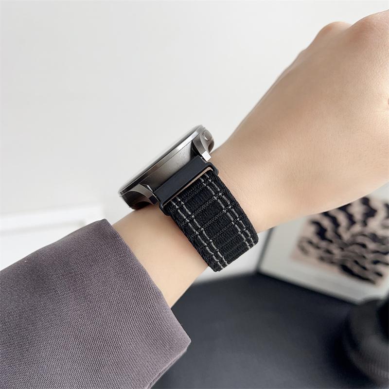 Nylon Loop Strap for Samsung Watch 6/5/5Pro 4/6 Classic Huawei Watch 4/3/GT3 20mm 22mm Bracelet Wristband Amazfit GTS/GTR 4 3