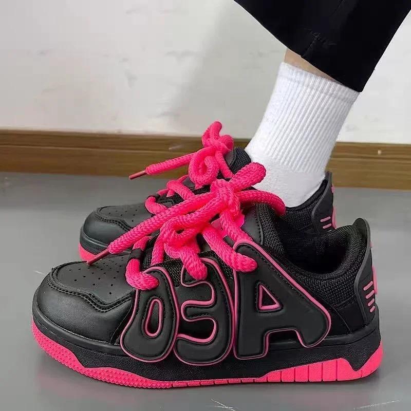 Fashion Sneakers Lace Up Athletic Shoes for Women Sports Light H Comfortable and Elegant Woman Footwear Original Deals Designer Luxury A