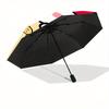 Lucky Hello Kitty Automatic Opening and Closing Umbrella, Lightweight 3-Fold, With Cute Cartoon Characters, Suitable for Home, Outdoor and Daily Use,
