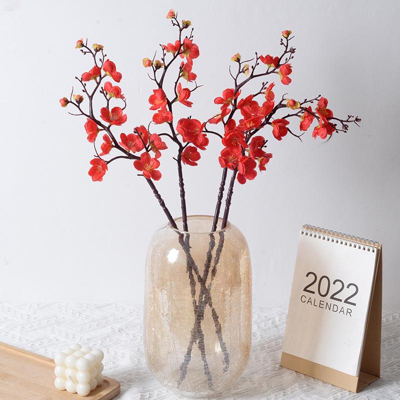 

High-End Artificial Plum & Peach Blossom Wedding Decoration білий