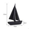 Elegant Sailboat Figurine, Decorative Nautical Art Sculpture for Home Office Decor