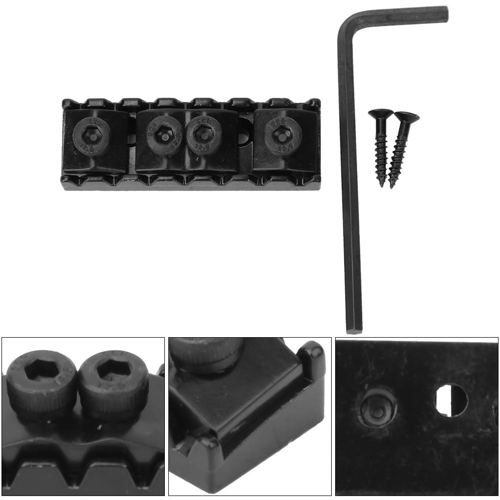 Piuliță blocantă pentru chitară electrică pentru 7 corzi, dublu rocking, accesorii instrument muzical, negru