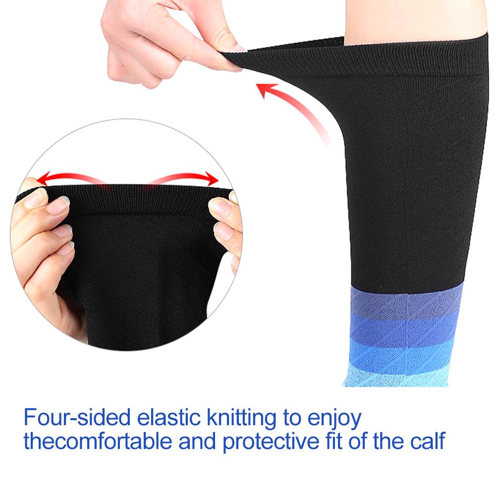 1Pair Shin Compression Sleeves Professional Running Cycling Shin Guard Lightweight Breathable Basketball Sports Leg Sleeves
