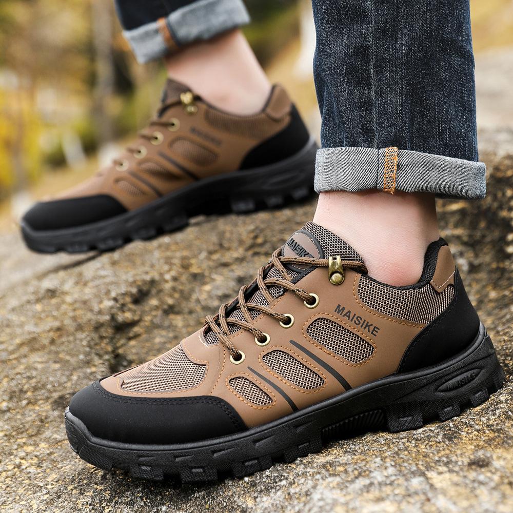 Spring new labor insurance shoes, hiking shoes, outdoor sports leisure, breathable, light and comfortable shoes