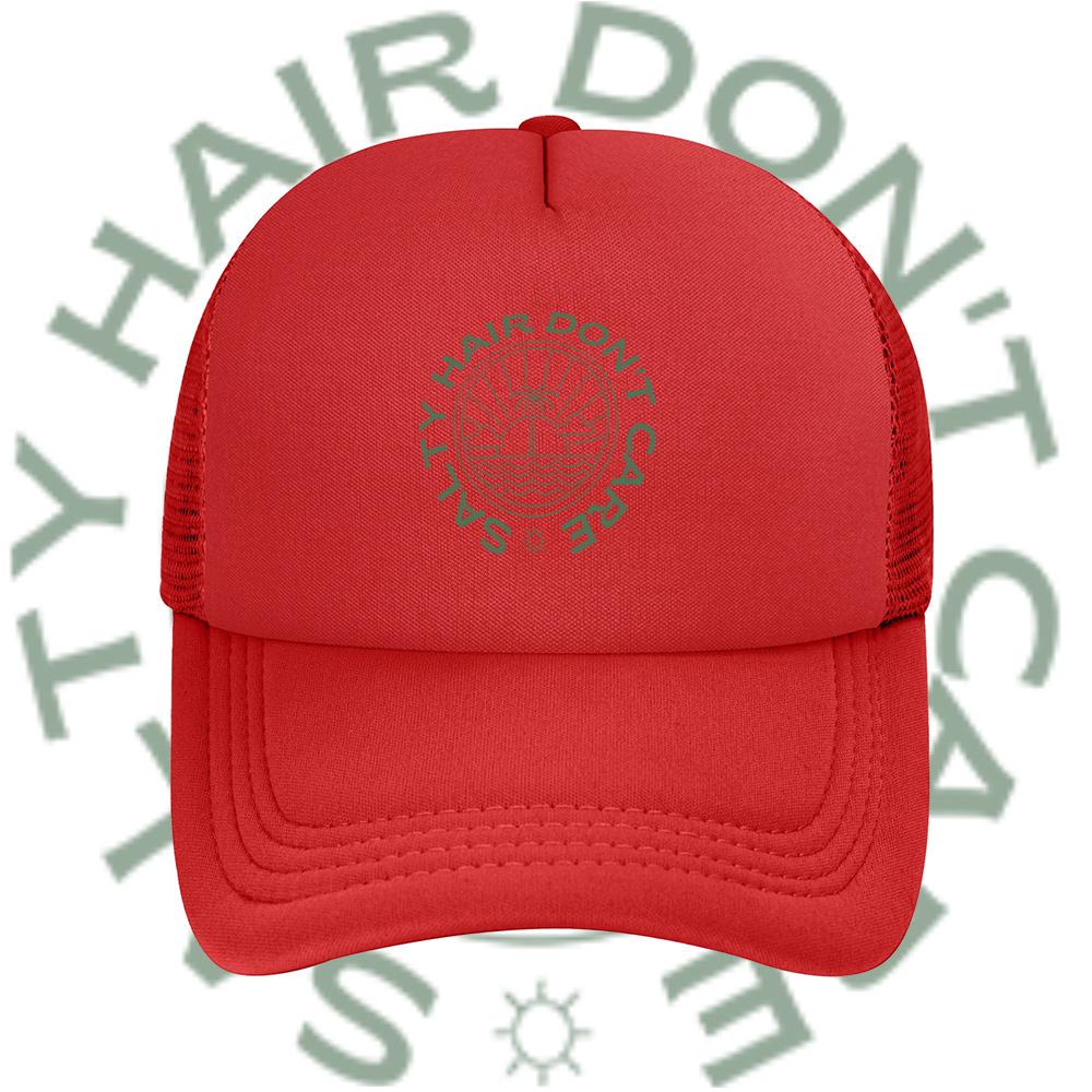 Salty Hair Dont Care Beach Palm Sun Baseball Cap Anime Graphic Hats Adult Unisex Women Sports Outdoor