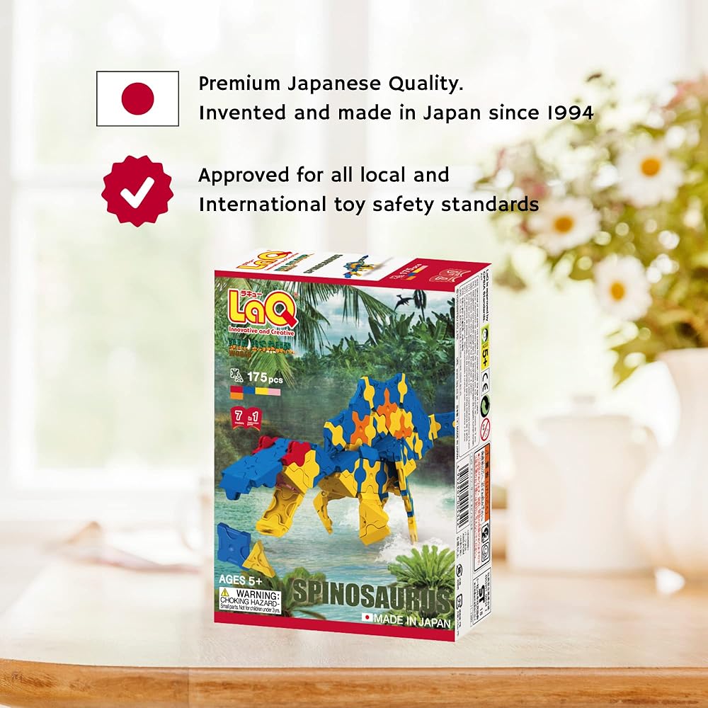 Yoshiritsu LaQ Dinosaur World Spinosaurus Building Set Educational Toy for Kids