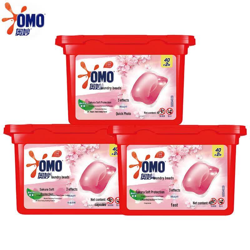 OMO Laundry Detergent Pods, Cherry Blossom, Value Pack