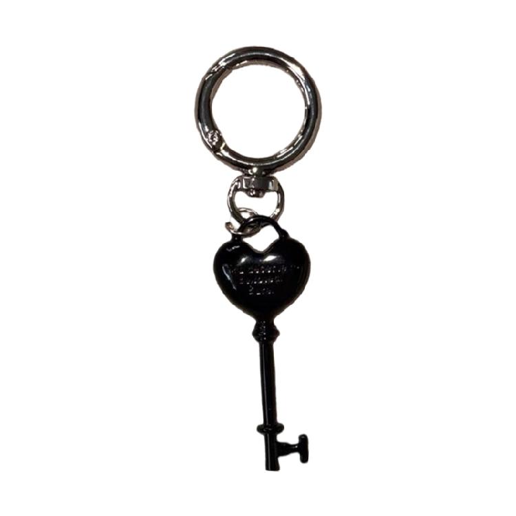 

Classical Heart Keychain Jewelry Trendy Alloy Keyring Gift Elegant Key Chain For Friends Family Romance Occasions чорний