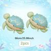 Cartoon Seahorse Shark Balloon Jellyfish Starfish Foil Balloon Ocean Theme Birthday Party Decoration Baby Shower Supplies