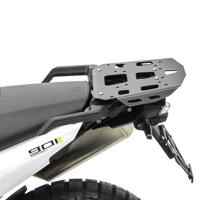 Set Top Case + Support - Husqvarna Norden 901 - Aluminium durable - 65 litres - Étanche
