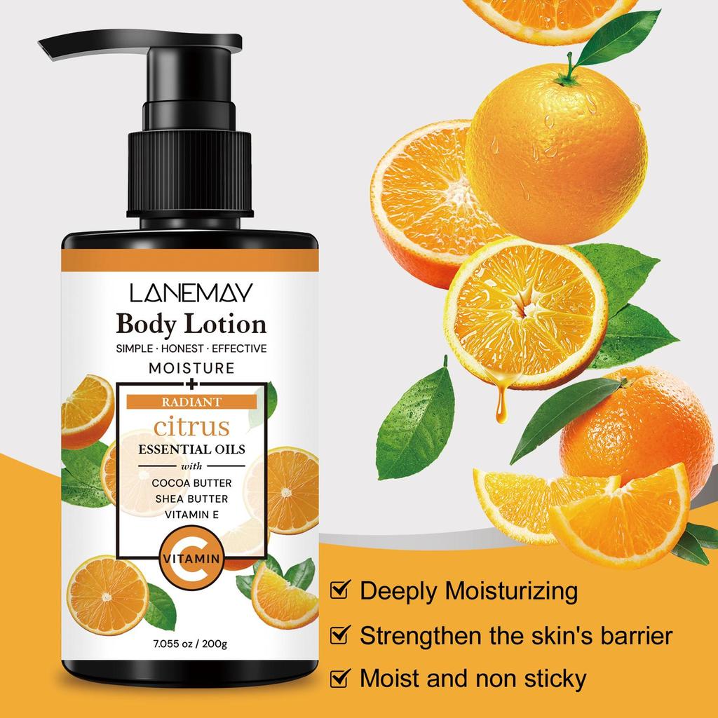 Body Lotion-Moisturizes And Brightens The Skin-Long-lasting Hydration For Soft, Supple Skin-Brighten Even Skin Tones, 200ml