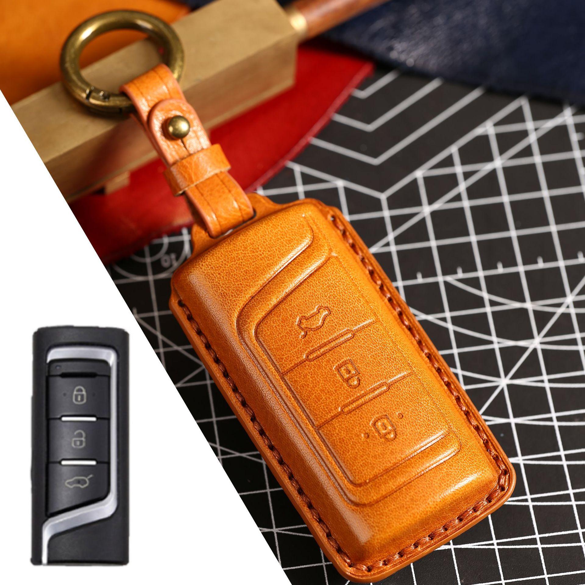 

Suitable for Trumpchi car key bag protective cover GM8 new GS4 special GS8 leather car key case manual