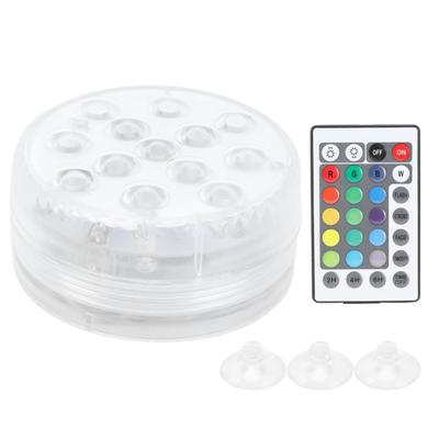 IP68 LED Poolleuchte RGB 16 Farben Unterwasserlampe mit Magnet-Saugnäpfen 21?Schlüssel-Fernbedienung