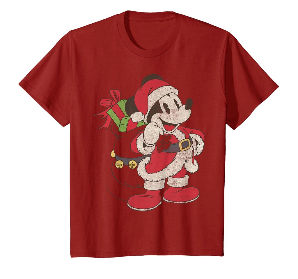 Disney Mickey and Friends Christmas Santa Claus Mickey T-Shirt