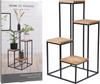 Metal standing flower stand for flowers 68 cm