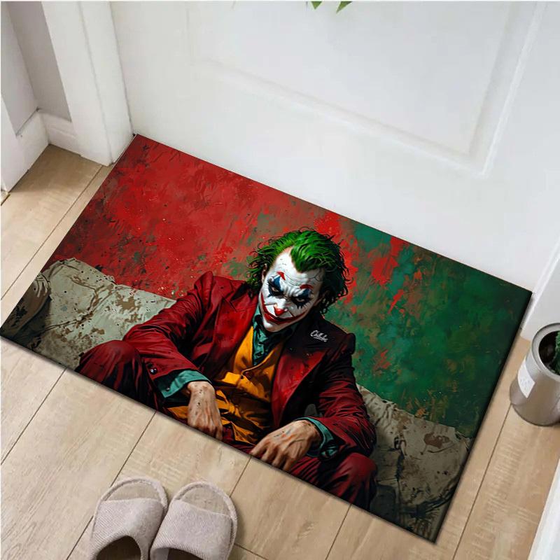 

1pc Office Carpet Chair Mats Joker Artwork: Colorful Chaos Perfect for Office Chairs, Living Rooms, Or Bedrooms,Polyester Carpet.HDT013 60cm by 90cm