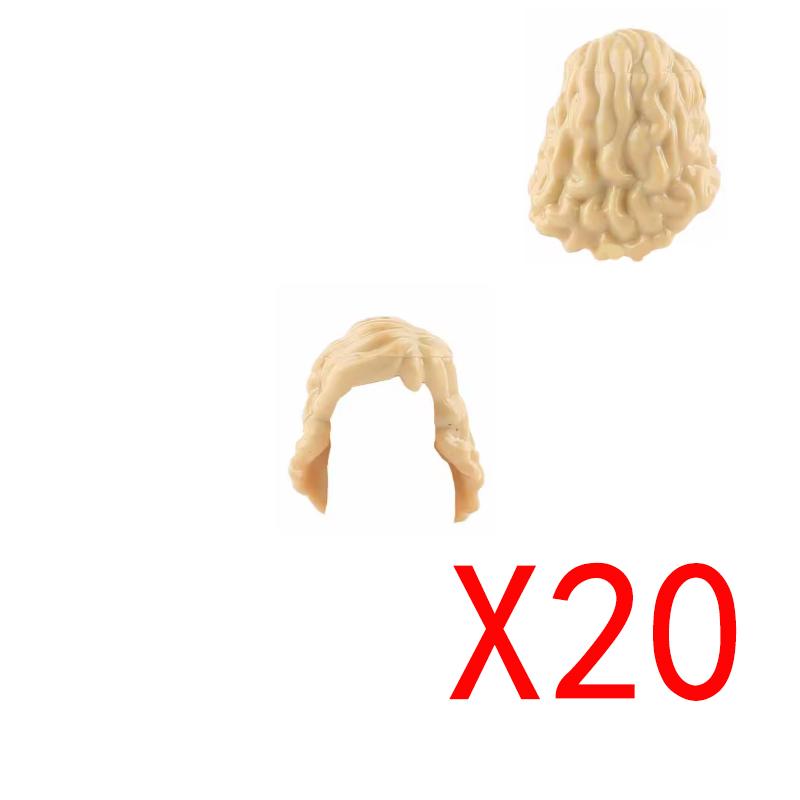 

MOC Совместимые Строительные Блоки Солдат Городские Фигурки Части Тела Фигурок Аксессуары Мальчики Девочки Волосы Подарки Шлемы Прически