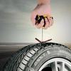 Tubeless Tire Repair Kit with Rubber Plugs – Car & Motorcycle Puncture Fix Tool, Uses for Roadside Emergency & DIY Maintenance