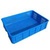 Rectangular Mesh Plastic Crate with Lid for Crawfish and Fresh Produce Transport