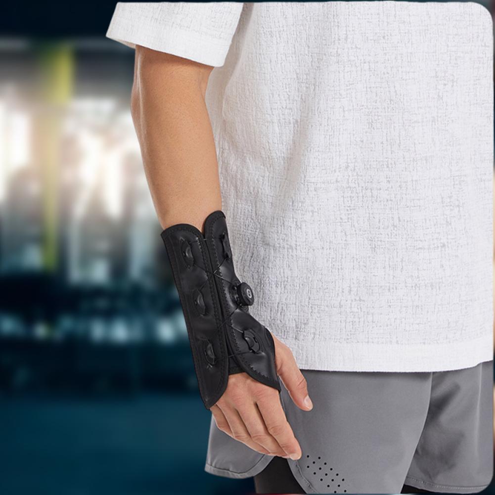 Adjustable Knob Wrist Brace Wrist Support Removable Steel Plate Wrist Splint Adjustable for Tendonitis Arthritis Sprains