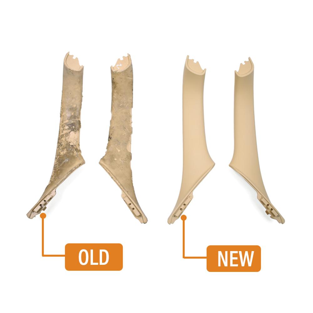 Rhd Car Interior Door Handle Armrest Panel Pull Trim Cover Set For Bmw 5 Series