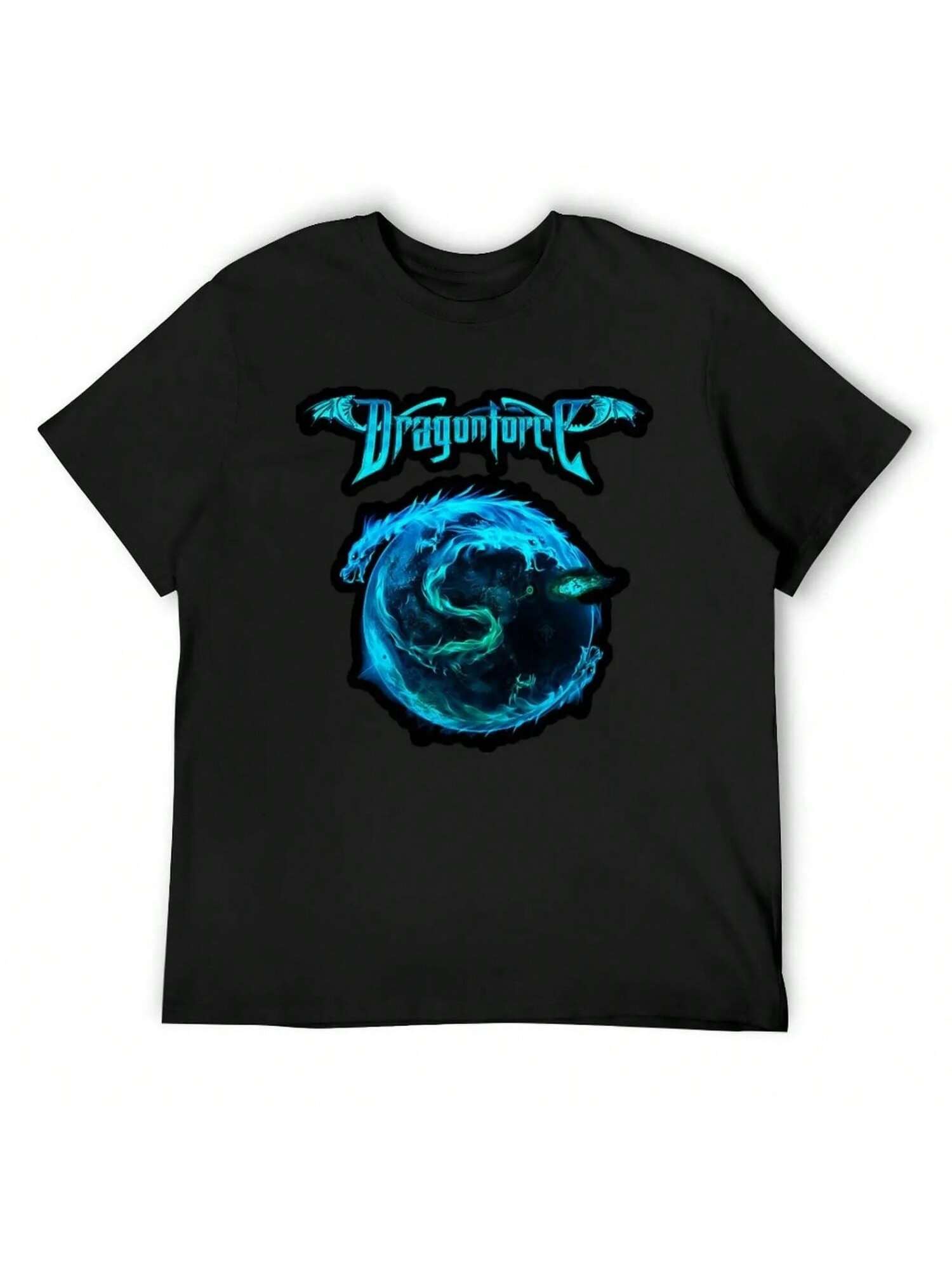 DRAGONFORCE MUSIC ARTWORK T-Shirt Sports Fans Shirts Graphic Tees Men s And Women s T Shirt 2025 Summer Cotton Oversized S разноцветный