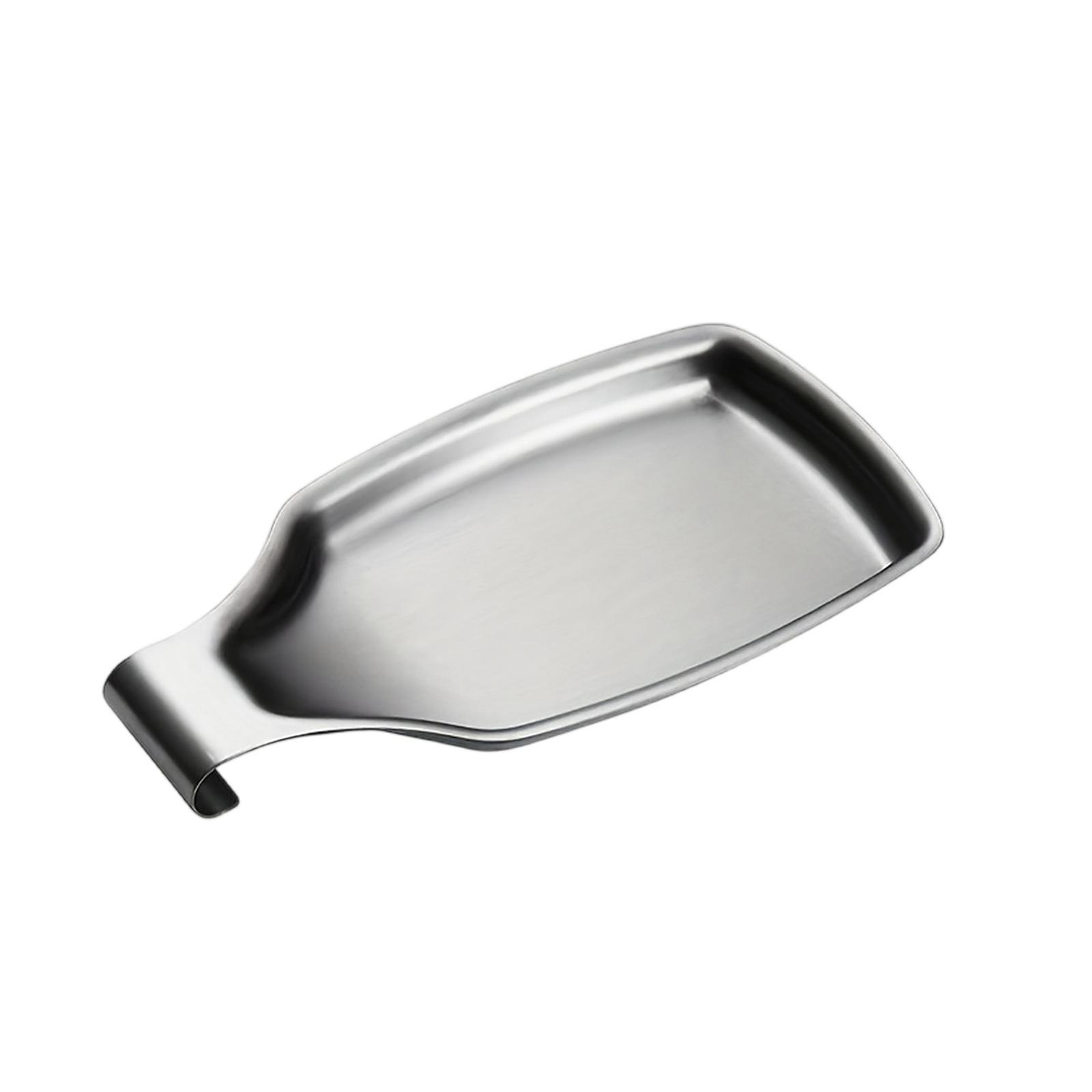 

Кухонный поднос из нержавеющей стали – Утолщенная многофункциональная сервировочная тарелка и органайзер для столешницы One Size