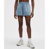 Lululemon Jersey Training Super High Rise Lined Short 2  Steel Blue