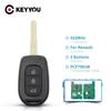 KEYYOU 2/3 Buttons Remote Key 434MHZ With 4A PCF7961M Chip For Renault Sandero Dacia Logan 2 Stepway Clio4 Duster 2016