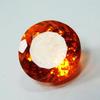 Natural Orange Sapphire Round Cut 11 Carat Loose Gemstone AA++ CERTIFIED