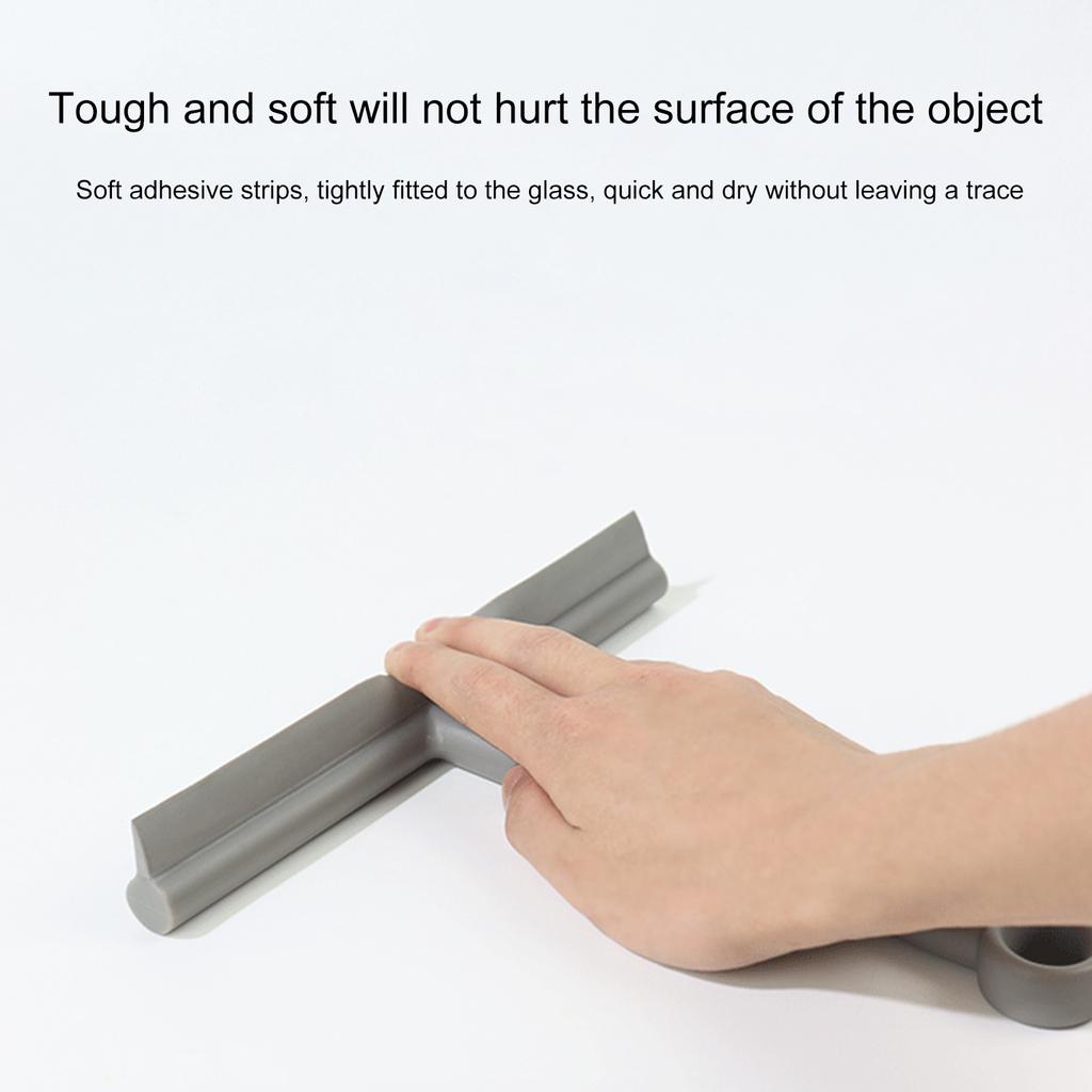 Multipurpose Shower Squeegee for Glass Door Shower Doors Bathroom Glass & Car Window With Suction Hook Cleaner Tool