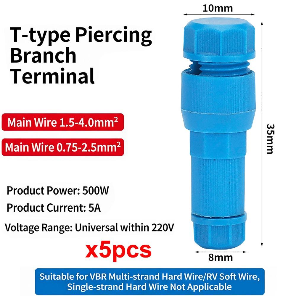 Piercing Type Fastlock Piercing Terminal Crimp Wiring Terminal  Outdoor Lighting Fixtures