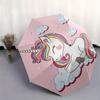 Magical Unicorn Clouds Kids Room Decor Wall StickerUmbrella, Portable 3-Fold Umbrella for Men & Women,Christmas Gift ES260