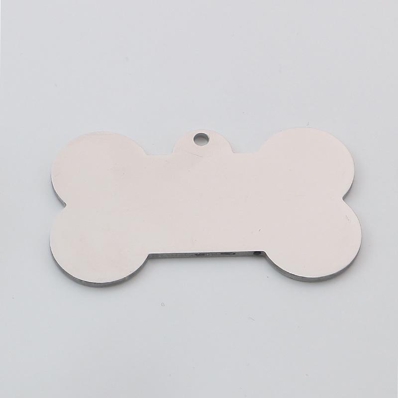 Personalized Engraved Pet Dog ID Tag with Bell and Necklace Collar for Cats and Dogs