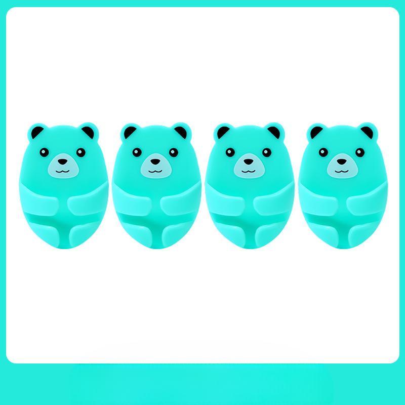 

Крючок-липучка, Клейкий крючок, Сильный клей Не требует сверления Кухонный настенный органайзер для розеток и крепежное устройство 4pcs синий