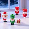 Holiday Decoration Supplies for Crafts Mini Christmas Figurines, Small Dollhouse Decorations, Micro Landscape Decorative Resin Pieces Crafting