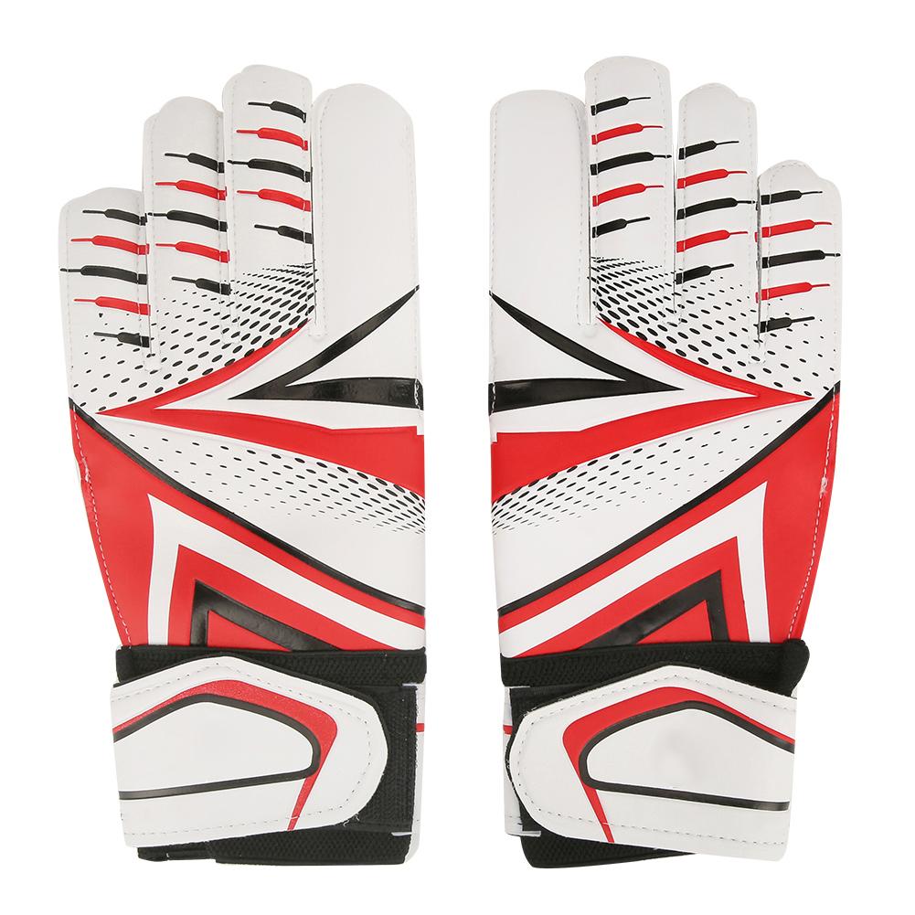 Latex Rot Erwachsene Professionell Langlebig Fußball Torwart Torwart Handschuhe Finger Schutz#8(18 19CM)