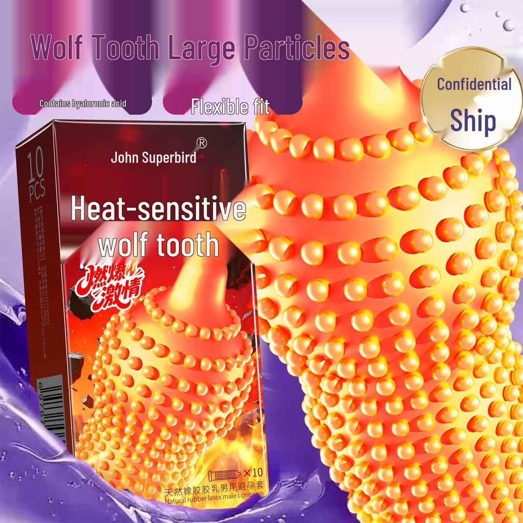 Desensitizing Large Particle Condoms for Enhanced Stimulation and Instant Climax - Erotic Set for Women