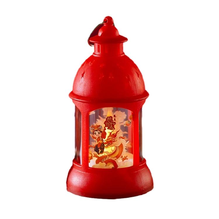 Chinese New Year Handmade Revolving Lanternn Portable Luminous Toy Pendant