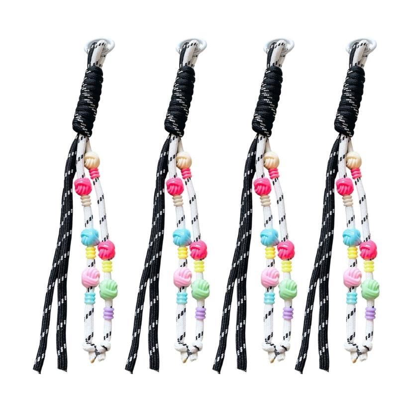 

Multipurpose Key Holder Cord Bright Color Woven Keychain Cord Phone Lanyard for School Bags Handbags and Mobile Phones