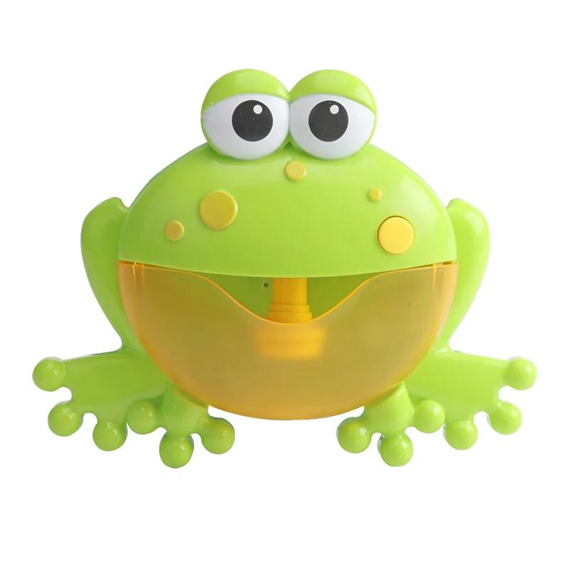 Hot Selling Frog Crab Bubble Machine Music Bath Electric Bubbles Bathtub Soap Automatic Baby Bathroom Toy for Children Brinquedo