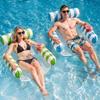 Portable Water Inflatable Lounge Chair Summer Pool Hammock Floating Chair For Beach Pool Party Floating Swimming Chairs New