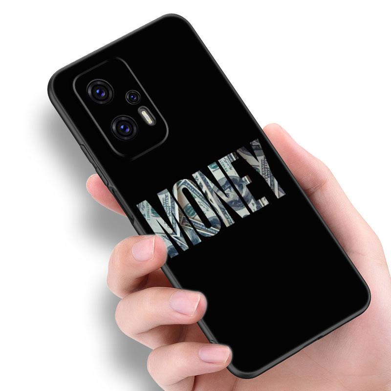 Banknote Dollar Bargeld Geld Telefon Fall Für Xiaomi POCO F2 F3 M2 M3 M4 X3 X4 Pro NFC F4 GT 5G F1 X2 C3 C31 C40 M5S TPU Schwarz Abdeckung