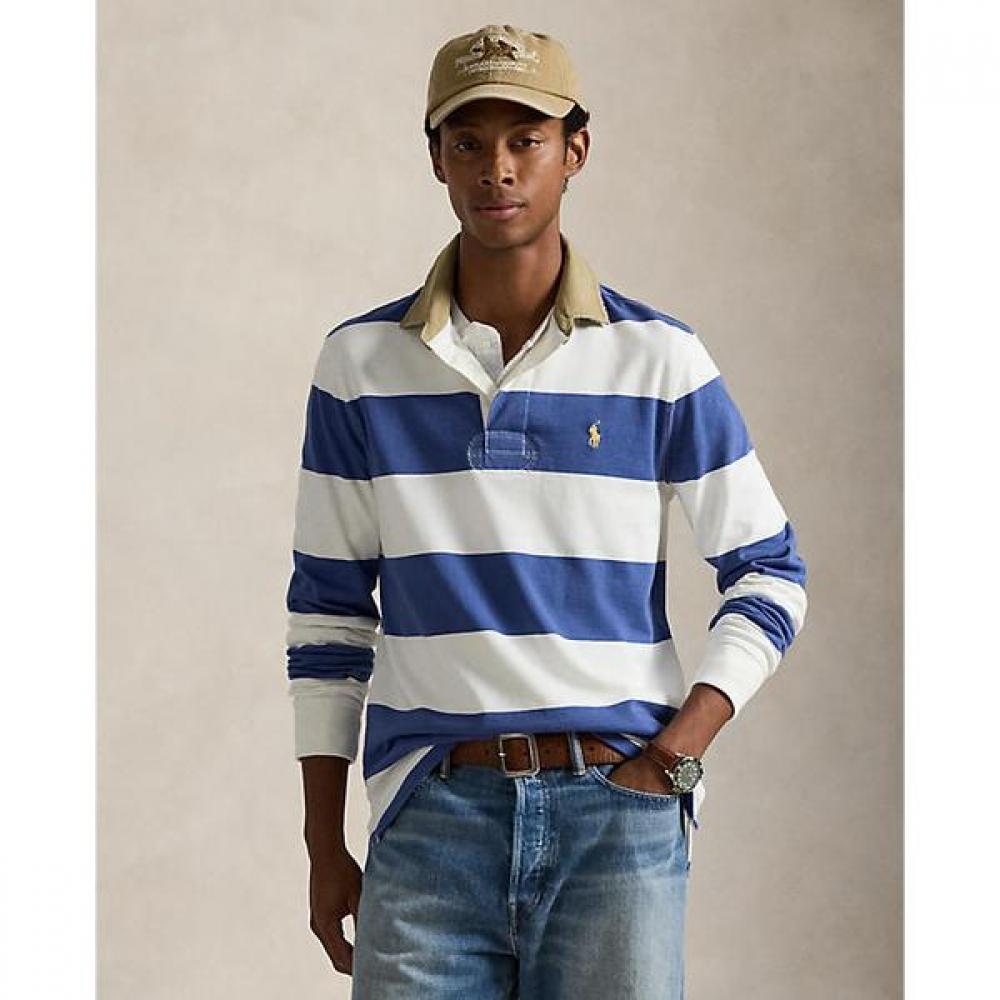Polo Ralph Lauren Men S claSSic Fit Khaki Rugby Shirt  Mnpokni16824870400 M