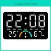 Moderne minimalistische Digitaluhr mit LED-Anzeige und multifunktionalem Nachttischwecker für den Heim- und Bürogebrauch