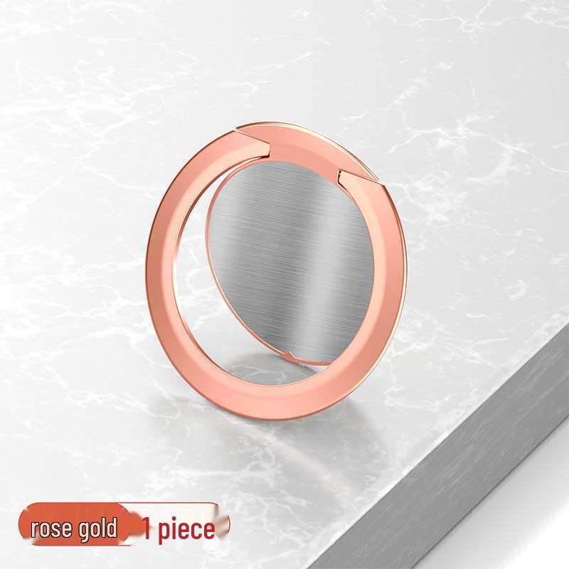 

Ultra-thin Universal Phone Ring Holder Stand - Anti-drop, Adhesive, Portable for Apple & Android, Desktop & Car-compatible