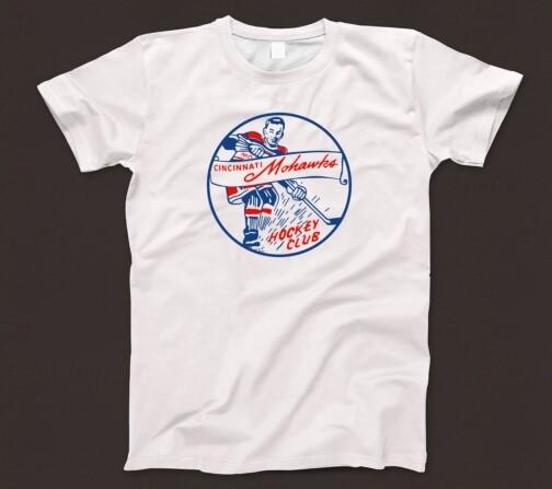 Футболка Cincinnati Mohawks 905 Огайо Хоккейная Спортивная Команда Stingers Swords Акрон 4XL