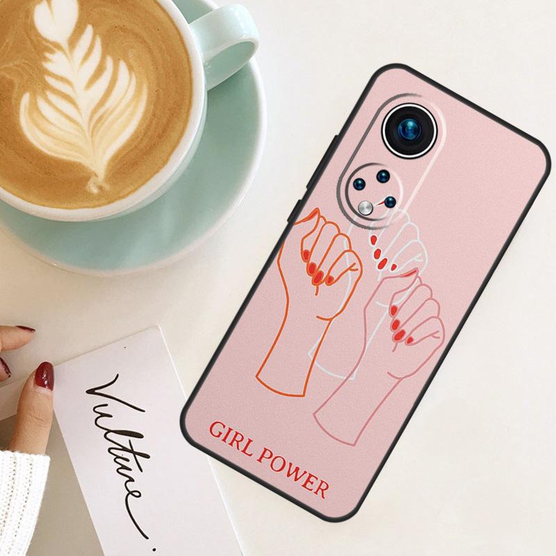 Hand Holding Moon Finger Heart For Honor Magic 8 7 6 Pro Case For Honor 200 400 Lite 90 70 50 X8c X8b X9a X9b X9c X9d Win RT