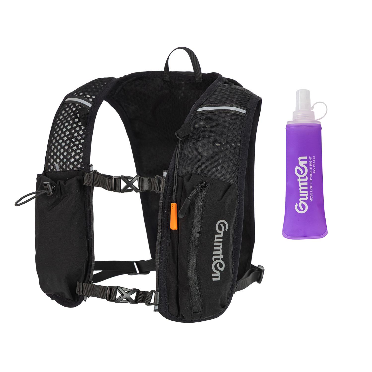 Running Hydration Vest with 250ML Water Bottle Lightweight Water Backpack for Hiking Running Cycling